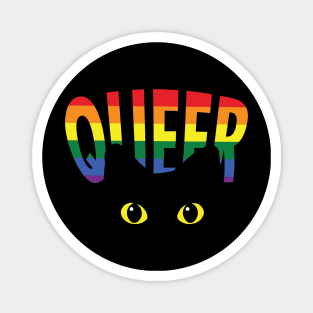 queer cat cute Magnet